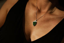 Load image into Gallery viewer, Uvarovite Garnet Necklace