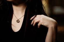 Load image into Gallery viewer, Large Circle Filigree Necklace