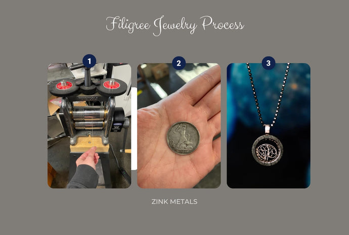 Zink Metals Process: How We Create Filigree Jewelry Designs