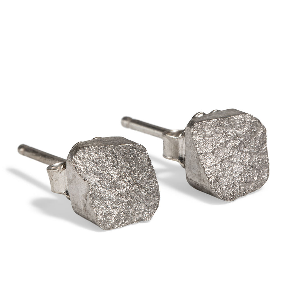 WHSLE Broken Silver Stud Earrings
