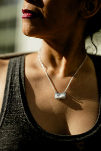 Horizontal Biwa Pearl Necklace