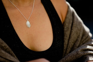 Vertical Biwa Pearl Necklace