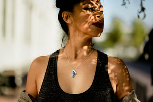 Vertical Sodalite Necklace