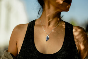 Vertical Sodalite Necklace