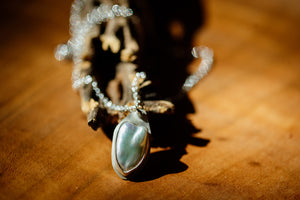 Vertical Biwa Pearl Necklace