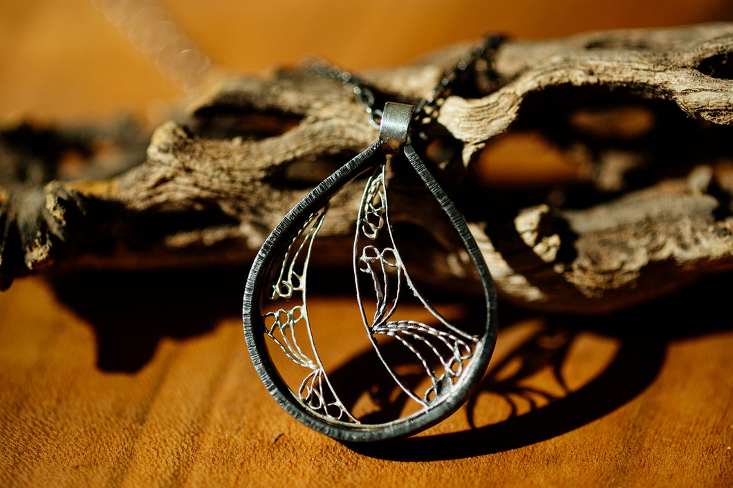 Teardrop Filigree Necklace
