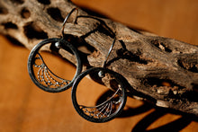 Load image into Gallery viewer, Large Circle Filigree Earrings