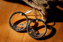 Load image into Gallery viewer, Large Circle Filigree Earrings