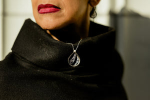 Teardrop Filigree Necklace