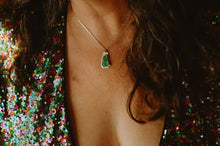 Load image into Gallery viewer, Geometric Uvarovite Garnet Necklace