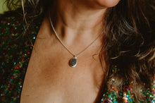 Load image into Gallery viewer, Black Druzy Necklace