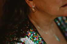 Load image into Gallery viewer, Square Broken Earrings