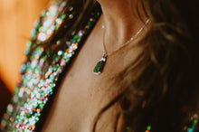 Load image into Gallery viewer, Geometric Uvarovite Garnet Necklace