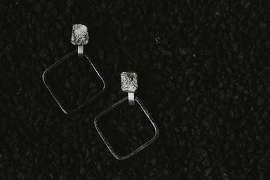 Square Broken Earrings