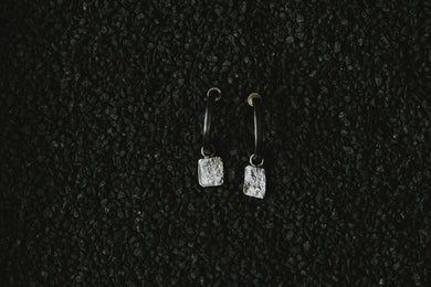 Broken Hoop Earrings