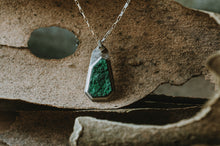 Load image into Gallery viewer, Geometric Uvarovite Garnet Necklace