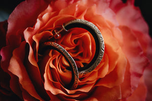 Paisley Hoop Earrings