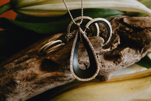 Paisley Hoop Earrings