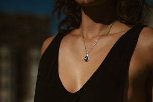 Tourmalinated Quartz Necklace