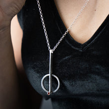Load image into Gallery viewer, Pierced Circle Necklace
