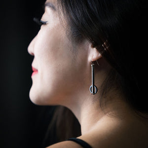 Pierced Circle Earrings