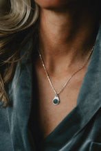 Load image into Gallery viewer, Icy Blue Druzy Necklace
