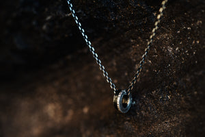 Edge Circle Necklace