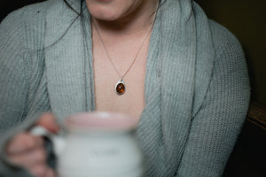 Orange Kyanite Necklace