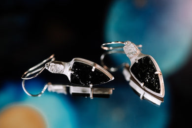 Broken Tourmaline Earrings