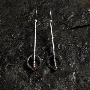 Pierced Circle Earrings